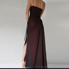 Elegant Split Sling Prom Evening Dress