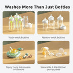 Baby Bottle Washer, Sterilizer & Dryer - All-in-One Cleaning Machine for Bottles, Pump Parts & Baby Essentials