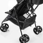 Convenience Stroller, Blue/Black Lightweight Infant Stroller with Compact Fold