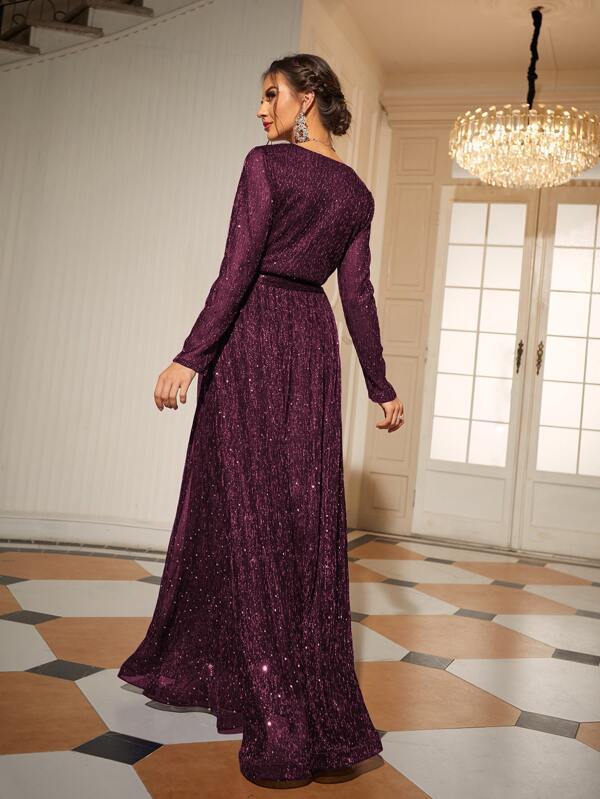Lace Long Sleeve Prom Wedding Dress Backless