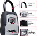 Key Lock Box, Outdoor Lock Box Bundle with SentrySafe Fireproof and Waterproof Safe, 1.23 Cubic Feet
