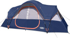 Camping Tent 10-Person-Family Tents, Parties, Music Festival Tent, Big, Easy Up, 5 Large Mesh Windows, Double Layer, 2 Room, Waterproof, Weather Resistant, 18ft x 9ft x78in