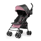 Convenience Stroller, Blue/Black Lightweight Infant Stroller with Compact Fold
