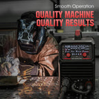 135Amp MIG Welder,110V Flux Core Welder Flux Core MIG/Lift TIG/Stick 3-in-1 Large LED Digital Display Welding Machine IGBT Inverter Welder FLUX-135PRO