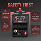 135Amp MIG Welder,110V Flux Core Welder Flux Core MIG/Lift TIG/Stick 3-in-1 Large LED Digital Display Welding Machine IGBT Inverter Welder FLUX-135PRO