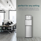 Limited Edition Self Cleaning Water Cooler Water Dispenser - 3 Temperature Settings - Hot, Cold & Room Water, Durable Stainless Steel Construction, Bottom Loading .