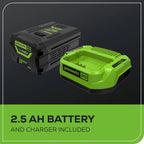 40V 16" Brushless Cordless Chainsaw, 4.0Ah Battery and Charger Included