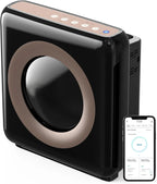 True HEPA Purifier with Air Quality Monitoring, Auto, Timer, Filter Indicator, and Eco Mode, 16.8 x 18.3 x 9.7, White