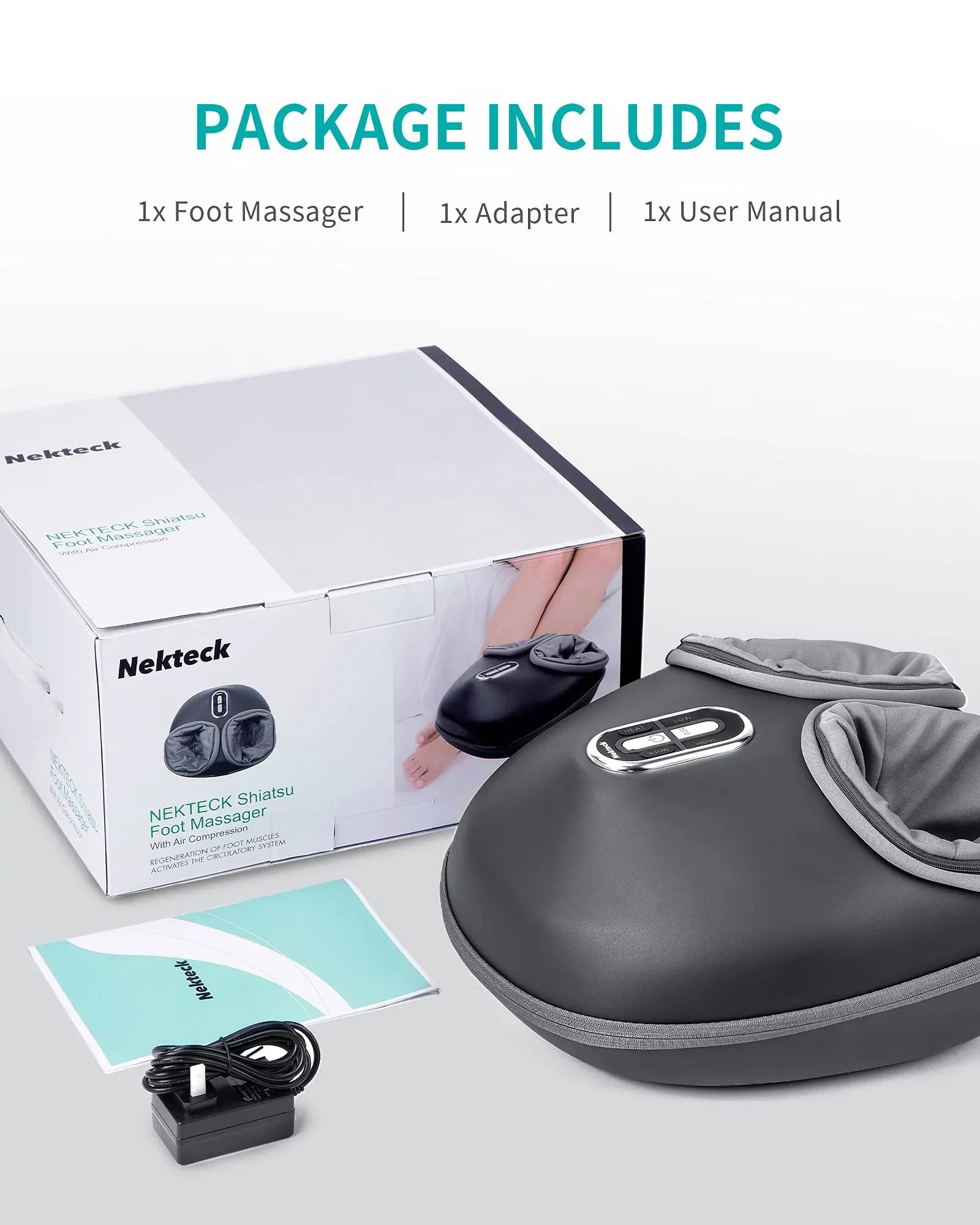 Foot Massager Machine with Soothing Heat