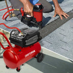HARD Air Compressor, 10 Gallon 1.8 HP 175 PSI, 4.0CFM@90PSI, Oil Free and Maintenance Free, Portable with Large Wheels, CMXECXA0201041