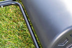 18" x 48" Tow Behind Poly Lawn Roller 550 lbs Weight with Water, Poly Drum and Steel Frame, with Plug. Designed for Lawn and Garden Tractors