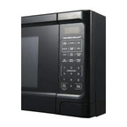 1.1 Cu. Ft. Sleek Black Digital Microwave - Effortless Touchpad Controls.