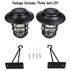 home zone security solar outdoor decorative glass wall lantern light no wiring