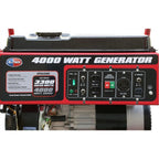 4000 Watt Generator APGG4000, 4000W Portable Generator for Home Use Power Backup, RV Standby, Hurricane Damage Restoration Power Backup.