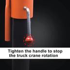 1100lb Folding Dismountable Household Hoist Truck Crane with Electric Hoist (110V) – 880lb Pulling Force, Jib Cranes for Factory, Warehouse, Construction
